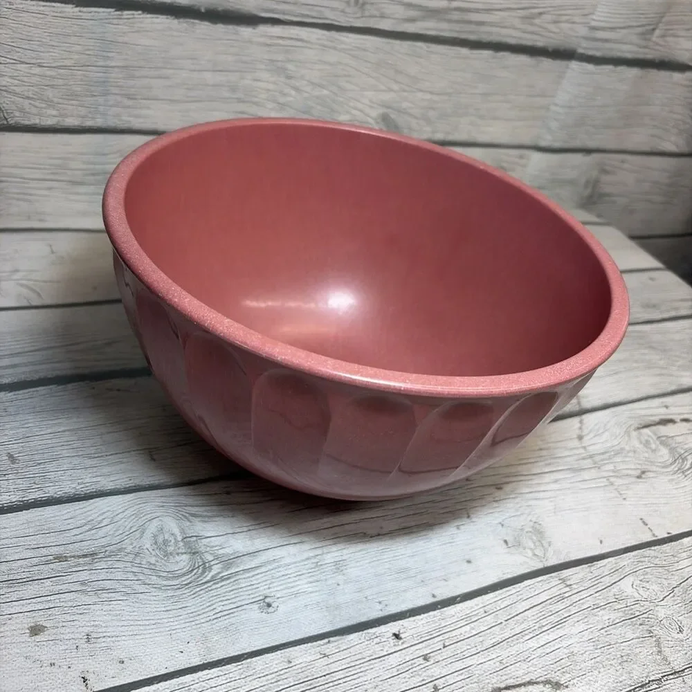 Vintage Boonton Ware NJ Pink MCM Melmac Bowl 511c-4qt RARE